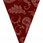 rust brown graduation flag decorations rust brown graduation flags