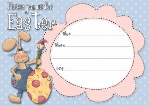 free Easter party invitations free Easter party invitation templates