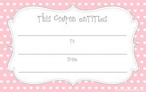 free printable valentine love coupon