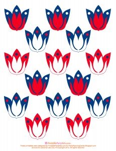 template to make patriotic cupcakes